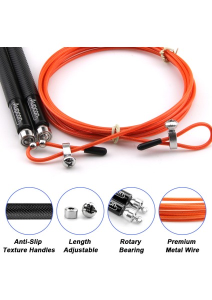 Siyah Stil Profesyonel Atlama Ipi Crossfit Hız Atlama Ipi Man Boks Fitness Taşıma Çantası Yedek Kablo ile Egzersiz Eğitimini Atla (Yurt Dışından) modelleri