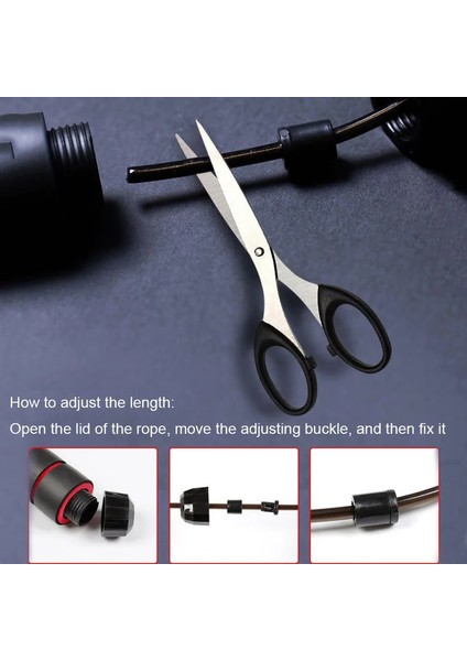 Siyah Kırmızı Stil Fitness Ip Atlama Ipi Ayarlanabilir Ip Atlama Ipi Tel Rulman Ip Atlama Ipi Doğa Sporları Eğitimi Ekipmanları (Yurt Dışından) fırsatları