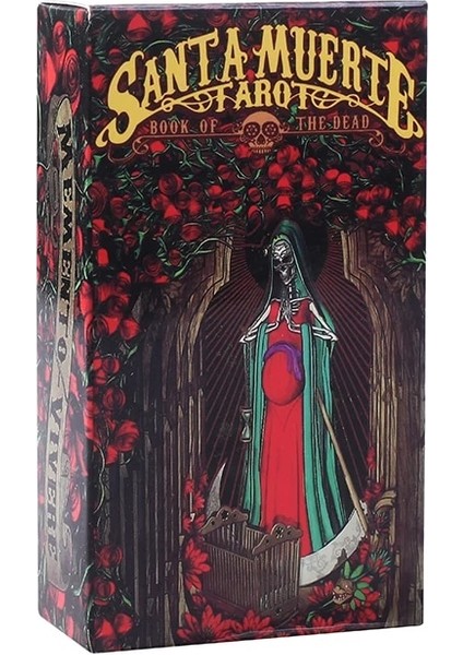 78 Adet TT05 Tarzı Santa Muerte Tarot Destesi Ölü Kartların Destesi Destesi Tarot Oracle Kartları Oyunu (Yurt Dışından) modelleri