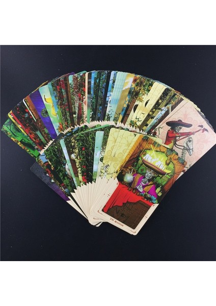 78 Adet TT05 Tarzı Santa Muerte Tarot Destesi Ölü Kartların Destesi Destesi Tarot Oracle Kartları Oyunu (Yurt Dışından) indirimleri