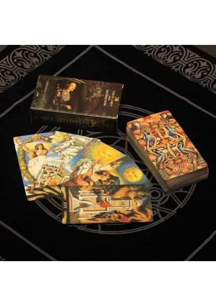 E Stili Sıcak Satış Kehanet Kader Tarot Rehberi ile Tarot Orijinal Eğlence Yüksek Li Oyun Kartı Masa Oyunu Hediye (Yurt Dışından) indirimleri