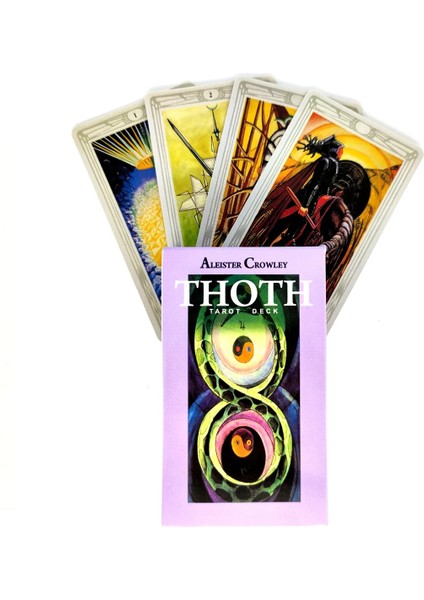 80 Adet TX46 Tarzı Aleister Crowley Thoth Tarot Kartları Mistik Rehberlik Kehanet Eğlence Partileri Masa Oyunu Supporteetsbox (Yurt Dışından)