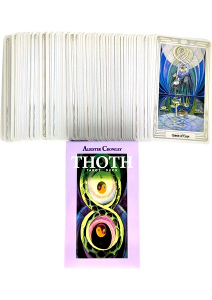 80 Adet TX46 Tarzı Aleister Crowley Thoth Tarot Kartları Mistik Rehberlik Kehanet Eğlence Partileri Masa Oyunu Supporteetsbox (Yurt Dışından)