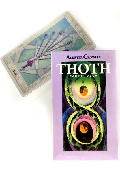 80 Adet TX46 Tarzı Aleister Crowley Thoth Tarot Kartları Mistik Rehberlik Kehanet Eğlence Partileri Masa Oyunu Supporteetsbox (Yurt Dışından)
