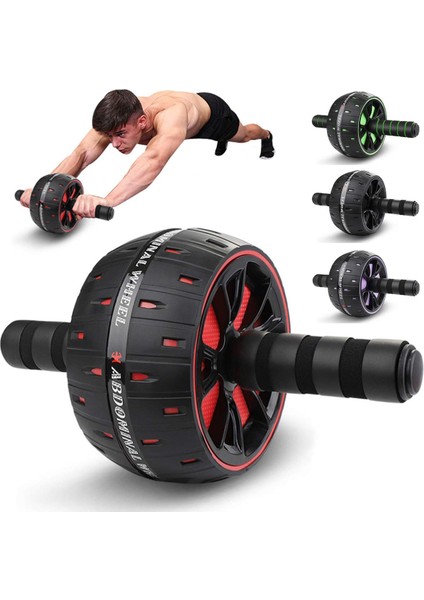 Mor Tarzı Yeni Ab Rulo ve Atlama Ipi Hiçbir Gürültü Karın Tekerlek Ab Rulo Kol Bel Bacak Egzersiz Gym Fitness Ekipmanları Için Mat ile (Yurt Dışından) modelleri