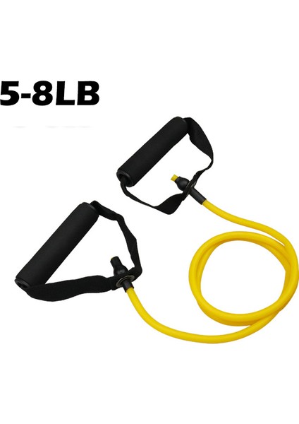 Sarı Stil 5 Seviye Lateks Yoga Kolları ile Çekme Halatı Fitness Kauçuk Elastik Direnç Bantları Kadınlar Için Ev Egzersizleri Kuvvet Eğitimi (Yurt Dışından)