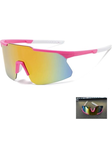 No.7 Tarzı Trendy Erkekler Bisiklet Gözlükleri Kadın Güneş Gözlüğü Gözlük Doğa Sporları Koşu Güneş Gözlüğü Binicilik Ekipmanları Очки Oculos (Yurt Dışından)