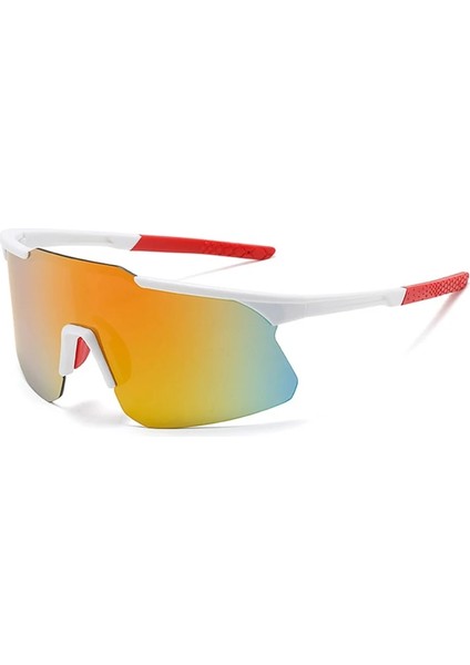 No.7 Tarzı Trendy Erkekler Bisiklet Gözlükleri Kadın Güneş Gözlüğü Gözlük Doğa Sporları Koşu Güneş Gözlüğü Binicilik Ekipmanları Очки Oculos (Yurt Dışından) fırsatları