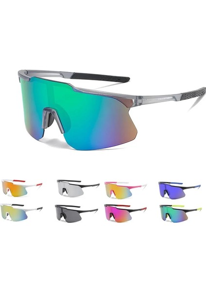 No.7 Tarzı Trendy Erkekler Bisiklet Gözlükleri Kadın Güneş Gözlüğü Gözlük Doğa Sporları Koşu Güneş Gözlüğü Binicilik Ekipmanları Очки Oculos (Yurt Dışından) indirimleri