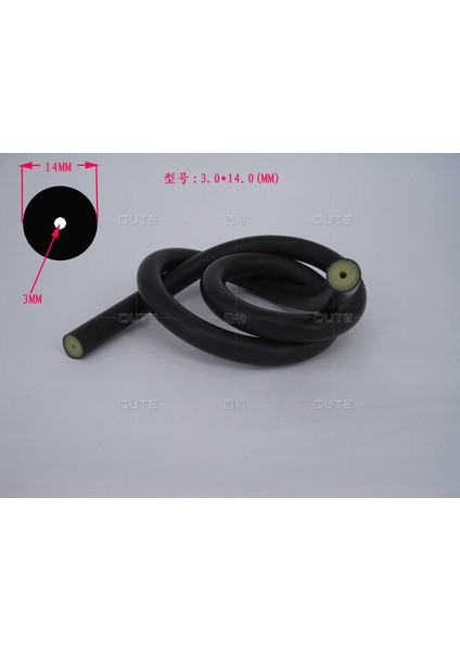 3X14MM Stili Zıpkınla Balık Avı Bandı Tüpleri Zıpkınla Balık Avı Sapan Kauçuk Boru Zıpkın Bandı (Yurt Dışından)