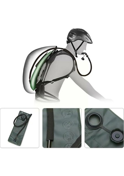 Ordu Yeşili Tarzı Üç Litre Su Torbası Spor Katlanır Su Torbası Tpu Kamp Taktik Içme 3l Sağlıklı Açık Liner Boru Malzemeleri Şişe V0L9 (Yurt Dışından) indirimleri