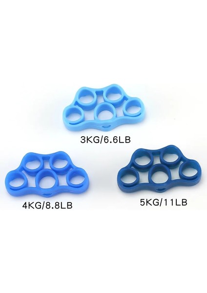Bir Stil 3 Adet Parmak Tutucu Silikon El Tutucu Direnç Bandı El Kavrama Bilek Sedye Parmak Genişletici Mukavemet Eğitmeni Egzersiz (Yurt Dışından) fırsatları