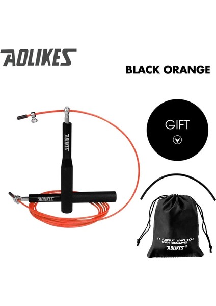 SIYAHTURUNCUÜST3203 Stili Crossfit Hız Atlama Ipi Profesyonel Atlama Ipi Mma Boks Spor Için Taşıma Çantası Yedek Kablo ile Egzersiz Eğitimini Atla (Yurt Dışından)