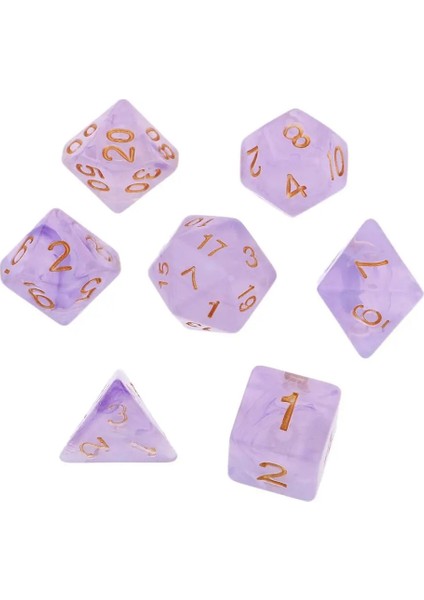 C-Mor Tarzı Olyhedral Zar For Dungeons And Dragons Dnd Dados Rpg Mtg Masa Oyunu D20 D12 D10 D8 D6 D4 Karışık Renkli Zar Seti ve Zar Kupası (Yurt Dışından)