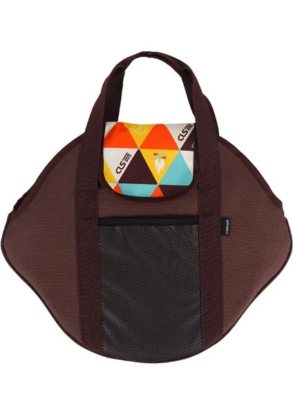 L Tarzı 1 Adet Açık Kamp Mutfak Gereçleri Tencere Saklama Çantası Seyahat Barbekü Tepsisi Kızartma Tavası Organizatör (Yurt Dışından)