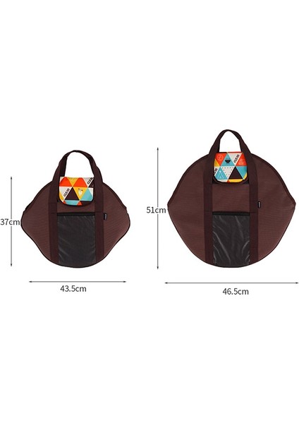 L Tarzı 1 Adet Açık Kamp Mutfak Gereçleri Tencere Saklama Çantası Seyahat Barbekü Tepsisi Kızartma Tavası Organizatör (Yurt Dışından) fırsatları