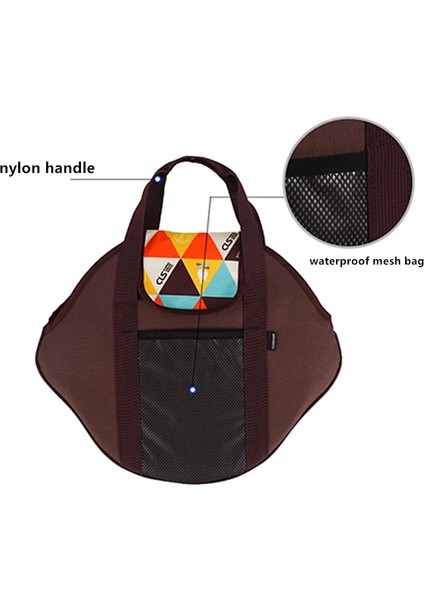 L Tarzı 1 Adet Açık Kamp Mutfak Gereçleri Tencere Saklama Çantası Seyahat Barbekü Tepsisi Kızartma Tavası Organizatör (Yurt Dışından) indirimleri