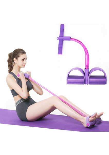 Kırmızı Stil Pedal Yaylı Itici Fitness Elastik Çekme Halatları Egzersiz Yoga Wushu Vücut Geliştirme Göbek Direnci Ekipmanları Ev Jimnastik Sporları (Yurt Dışından) modelleri
