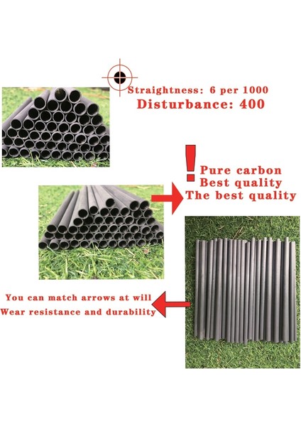 24 Adet Tarzı 7.m Okçuluk Saf Karbon Ok Mili Kıç Tüpleri Avcılık Atış Uygulaması Için Id Od Ok (Yurt Dışından) modelleri
