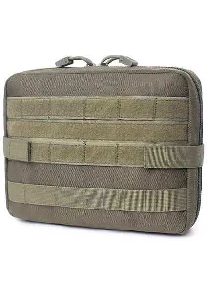 Ordu Yeşili Tarzı Molle Askeri Kese Çanta Tıbbi Emt Taktik Açık Acil Durum Paketi Kamp Avcılık Aksesuarları Yardımcı Çok-Alet Kiti Edc Çanta (Yurt Dışından)