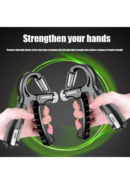 Yeşil Gri Stil Ayarlanabilir Ağır Tutucu Fitness El Egzersiz Aleti Kavrama Fatgrip Bilek Mukavemet Artırma Yay Parmak Arpal Genişletici (Yurt Dışından) modelleri