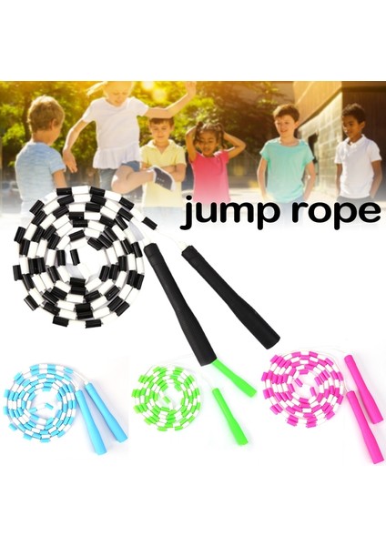 Siyah Stil Atlama Ipi Ayarlanabilir Renkli Premium Egzersiz Fitness Kardiyo Kadın Erkek MC889 Için Ip Atlama Ipi (Yurt Dışından) fiyatları