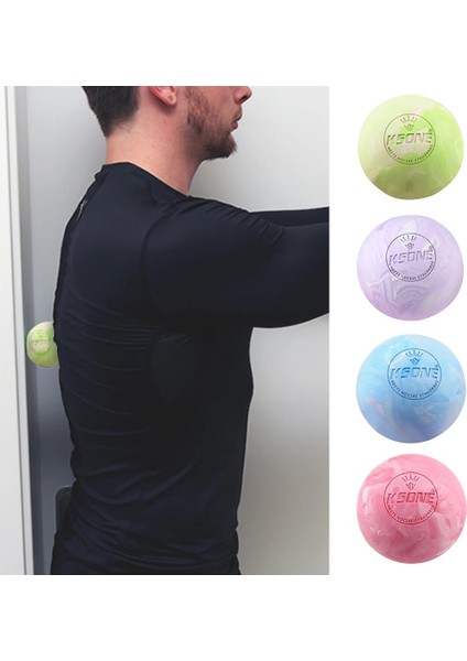 Mavi Stil Taşınabilir Yumuşak Kauçuk Spor Salonu Fitness Masajı Kamuflaj Eğitimi Ev Mini Yoga Fasya Rahatlatmak Lakros Topu Seyahat (Yurt Dışından) modelleri