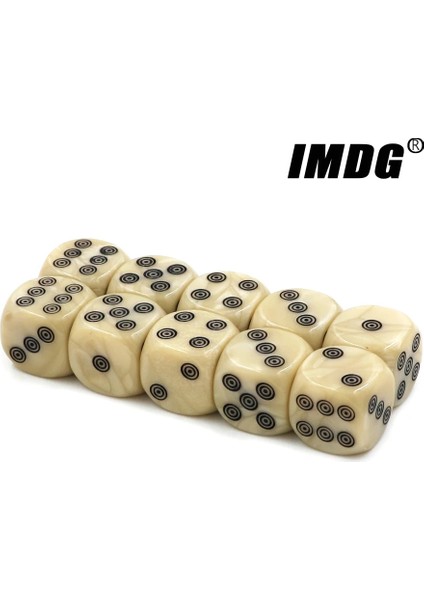 Ack Akrilik Fildişi Zar Yuvarlak Eğlence Parti Küpleri Mahjong Aksesuar Zar (Yurt Dışından) modelleri
