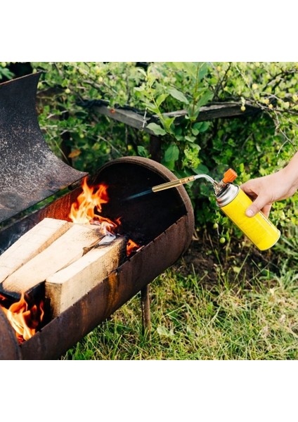 Bir Stil Portable Butane Burner Welding Gas Torch Flame Gun Brazing Flamethrower Outdoor Camping Bbq Soldering Heat Gun Welding Equipment (Yurt Dışından) fiyatları