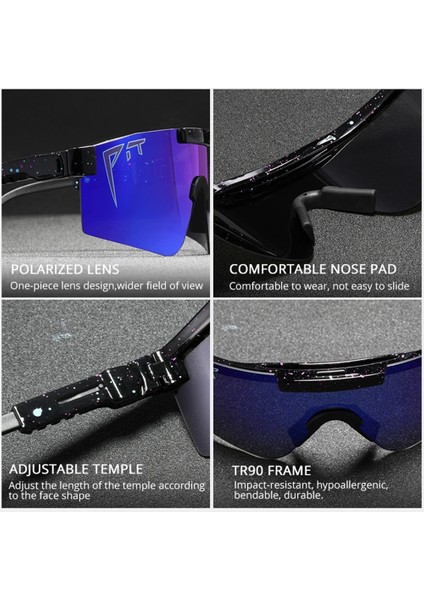 C21 Stili Orijinal Pit Viper Bisiklet Gözlük TR90 Mtb Bisiklet Gözlük Rüzgar Geçirmez Kayak Spor Polarize UV400 Menwoman Için Güneş Gözlüğü (Yurt Dışından) fırsatları