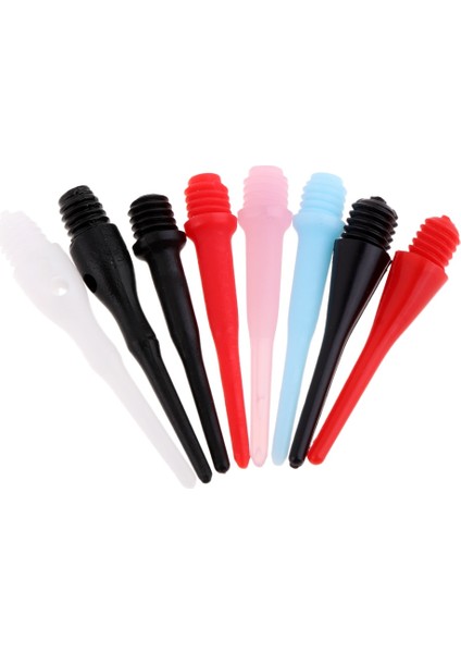 25 mm Siyah Stil 20 Parça Dart Yumuşak Ipuçları Naylon Noktaları Oyun Parçaları Electrooft Dart Tahtası Dart Milleri Uçuşları Için Yedek Aksesuarlar (Yurt Dışından)
