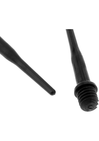 25 mm Siyah Stil 20 Parça Dart Yumuşak Ipuçları Naylon Noktaları Oyun Parçaları Electrooft Dart Tahtası Dart Milleri Uçuşları Için Yedek Aksesuarlar (Yurt Dışından)