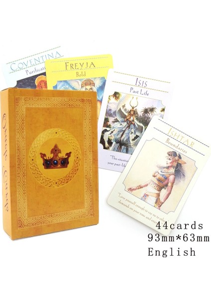 Tanrıça Tarzı Yeni Başlayanlar Için Tarot Kartları. Altın Tarot. Mistik Sevgi Kehaneti. Oracle Kehaneti. Kader Kehanetleri. Tarot Güvertesi (Yurt Dışından)