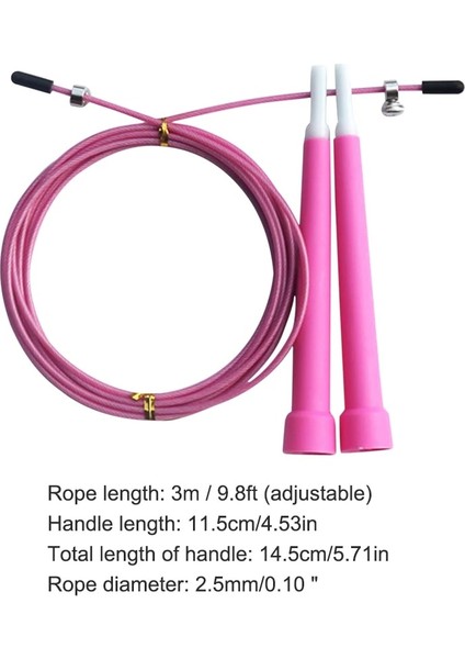 B Tarzı Rulman Ip Atlama Egzersizi Ağırlıklı Hızlı Hızlı Çelik Tel Atlama Ekipmanları Ev Spor Salonu Egzersiz ve Fitness Eğitimi (Yurt Dışından)