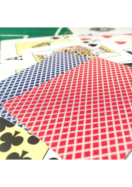 Mavi Stil Easytoday ve Pvc Oyun Kartları Kırmızı ve Mavi Bakara Texas Holdem Su Geçirmez Buzlanma Plastik Poker Oyunları 2.48*3.46 Inç (Yurt Dışından) indirimleri