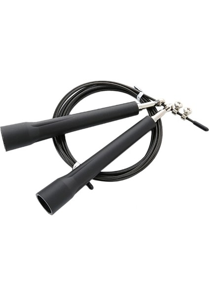 7HH403063-BK Stili Ayarlanabilir Hız Atlama Ipi Rulman Çelik Tel Gym Fitness Mma Boks Eğitimi Için Ip Atlama (Yurt Dışından)