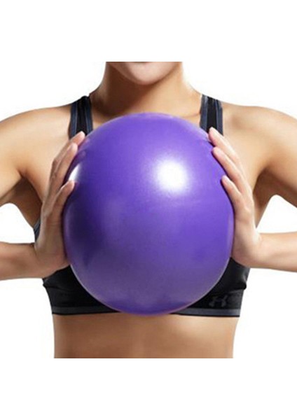 Mor Tarzı 25CM Yoga Topu Egzersiz Jimnastik Fitness Pilates Topu Denge Egzersizi Fitness Yoga Pilates Stabilite Egzersiz Salonu Eğitimi (Yurt Dışından)