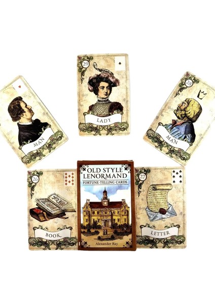 Laura Tuan Lenormand Tarzı Yeni Varış Yüksek Li Eski Stil Lenormand Falcılık Tarot Kartları Fal Rehberliği Kehanet Güverte Masa Oyunu Anlatıyor (Yurt Dışından) fiyatları