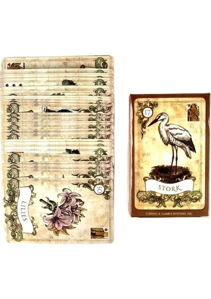 Laura Tuan Lenormand Tarzı Yeni Varış Yüksek Li Eski Stil Lenormand Falcılık Tarot Kartları Fal Rehberliği Kehanet Güverte Masa Oyunu Anlatıyor (Yurt Dışından) indirimleri
