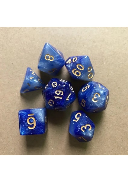 No.60 Tarzı Oyun Zarı Olyhedral Çift Renkli Oyun Zar For Rpg Dungeons And Dragons Dnd Rpg Dnd Rpg D4-D20 ​masa Oyunu (Yurt Dışından)