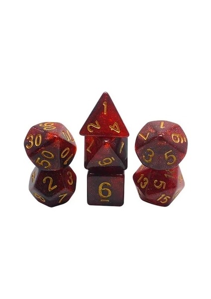 No.60 Tarzı Oyun Zarı Olyhedral Çift Renkli Oyun Zar For Rpg Dungeons And Dragons Dnd Rpg Dnd Rpg D4-D20 ​masa Oyunu (Yurt Dışından)