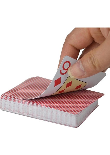 Kırmızı Stil Texas Hold'em %100 Pvc Poker Kartları Su Geçirmez Oyun Kartları Black Jack Plastik Oyun Kartı Poker Masa Oyunu Kartı *3. (Yurt Dışından) modelleri