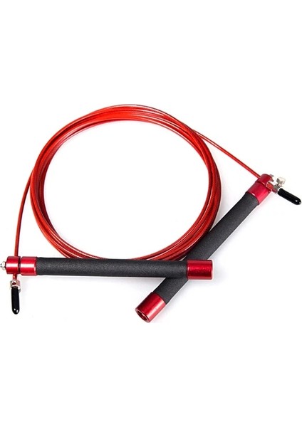 Kırmızı Stil Profesyonel Atletik Hız Atlama Ipi Metal Kolu Rulmanlı Rulman Atlama, Paslanmaz Çelik Kablo Crossfit Fitness Ekipmanları (Yurt Dışından)