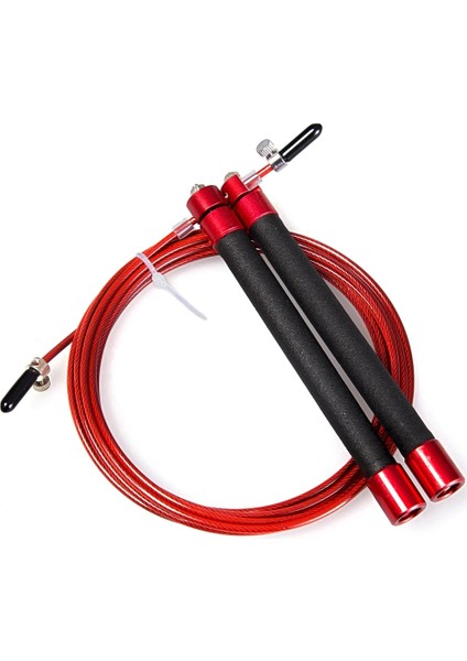 Kırmızı Stil Profesyonel Atletik Hız Atlama Ipi Metal Kolu Rulmanlı Rulman Atlama, Paslanmaz Çelik Kablo Crossfit Fitness Ekipmanları (Yurt Dışından) fırsatları