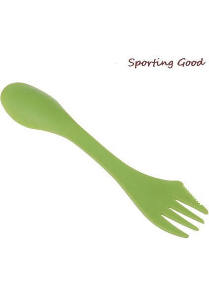 Yeşil Stil Sıcak Açık Spork 3 Ioon Çatal Kesici Kamp Yürüyüş Gereçleri Plastik Spork Combo Seyahat Gadget Çatal (Yurt Dışından)