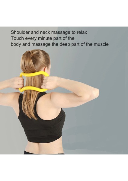 Yeşil Stil Yoga Aksesuarları Yoga Sihirli Daire Ev Fitness Halka Döngü Bel Omuz Şekli Pilates Vücut Geliştirme Egzersiz Eğitimi Aracı (Yurt Dışından) indirimleri
