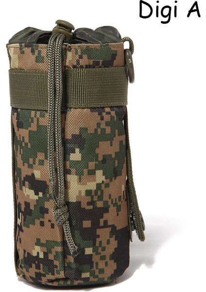 Bir Stil Taktik Molle Su Şişesi Kılıfı Taşınabilir Su Isıtıcısı Cep Yardımcı Kılıfı Açık Avcılık Kamp Çantaları Sırt Çantası Kemer Yelek (Yurt Dışından)