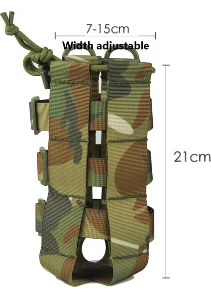 F Stili Yeni 0.5l-2.5ltaktik Molle Su Şişesi Kılıfı Naylon Askeri Kantin Kapağı Kılıf Açık Seyahat Su Isıtıcısı Çantası (Yurt Dışından)