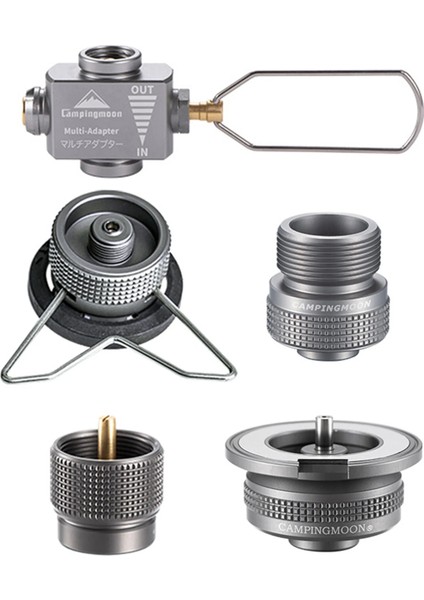 2 Stili Ayarla Campıngmoon Gaz Tasarrufu Plus Kamp Için Gaz Adaptörleri ile Sırt Çantasıyla Seyahat Yürüyüş Balıkçılık Kamp Sobası Adaptörü (Yurt Dışından) fiyatları