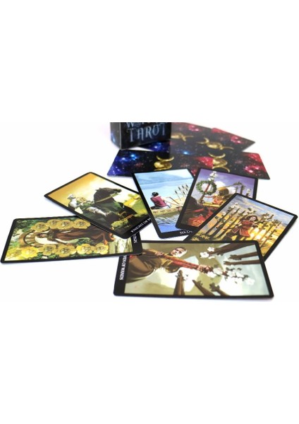 2022 Cadılar Tarot Kartları Güverte Masa Oyunu Fabrika Yapılan Yüksek Li Kaderi Okumak Efsanevi Kehanet Kart Oyunları (Yurt Dışından) modelleri
